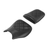 C.C. RIDER CBR1000RR Two Piece Seat Black Lattice For Honda CBR1000RR, 2004-2007