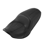 C.C. RIDER Touring Seat One Piece 2 Up Seat Driver Passenger Seat Black Carbon Fiber Stitching For Street Glide Road Glide, 2023-2025
