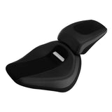 C.C.RIDER Softail Seat Two Piece 2 Up Seat Alcantara Leather For Harley Softail Breakout FXBR FXBRS, 2018-2025