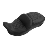 C.C. RIDER Touring Seat 2 Up Seat Driver Passenger Seat For Harley CVO Road Glide Electra Glide Street Glide Road King, 2009-2023