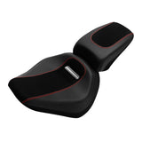 C.C.RIDER Softail Seat Two Piece 2 Up Seat Alcantara Leather For Harley Softail Breakout FXBR FXBRS, 2018-2025