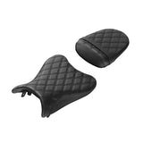 C.C. RIDER GSX-R750 GSX-R600 Front And Rear Seat Fit For SUZUKI GSXR750 GSXR600 Black Lattice Stitch, 2008-2010