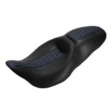 C.C. RIDER Touring Seat 2 up Seat Driver Passenger Seat Honeycomb Stitching For Harley Touring Street Glide Road Glide Electra Glide, 2008-2023