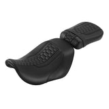 C.C. RIDER Sportster Seat 2 Piece Reach Seat Driver And Passegner Seat Black Hneycomb Fit For Harley Nightster RH975 2022-Later
