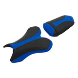 C.C. RIDER YZF R1 Front And Rear Seat For YAMAHA YZFR1 Bright Blue, 2004-2006