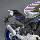 C.C. RIDER YZF R1 Front And Rear Seat For YAMAHA YZFR1 Black Blue, 2015-2024