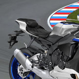 C.C. RIDER YZF R1 Front And Rear Seat For YAMAHA YZFR1 Black Lattice Stitching, 2015-2024