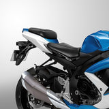 C.C. RIDER GSX-R750 GSX-R600 Front And Rear Seat Fit For SUZUKI GSXR750 GSXR600 Black Carbon Fiber Stitch, 2008-2010