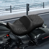 Heated Seat C.C. RIDER Touring Seat Driver Passenger Seat  For Harley CVO Road Glide Electra Glide Street Glide Road King, 2009-2023