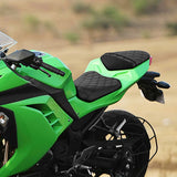 C.C. RIDER Ninja300 EX300 Front And Rear Seat For Kawasaki Black Diamond Stitch, 2013-2017