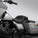 C.C. RIDER Touring Seat Two Piece 2 Up Seat Driver Solo Seat Passenger Seat Black For CVO Street Glide CVO Road Glide, 2023-2025