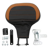 C.C. RIDER Touring Seat Driver Passenger Seat With Backrest For Harley CVO Road Glide Electra Glide Street Glide Road King, Brown, 2014-2024