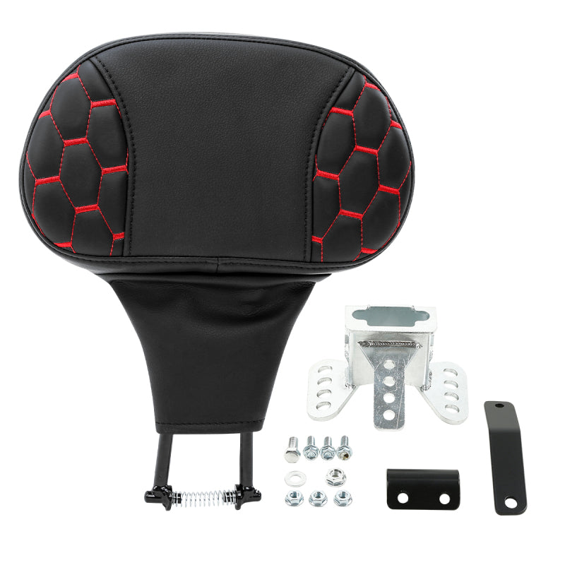 Gel Seat C.C. RIDER Touring Seat 2 up Seat Driver Passenger Seat For Harley Touring Street Glide Road Glide Electra Glide Honeycomb Stitiching, 2008-2023