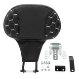 Gel Seat C.C. RIDER Touring Seat 2 up Seat Driver Passenger Seat For Harley Touring Street Glide Road Glide Electra Glide Honeycomb Stitiching, 2008-2023