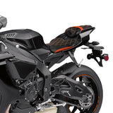 C.C. RIDER YZF R1 Front And Rear Seat For YAMAHA YZFR1 Black Orange Lattice Stitching, 2015-2024