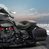 C.C. RIDER Touring Seat 2 Up Seat Driver Passenger Seat Homeycomb For Harley CVO Road Glide Electra Glide Street Glide Road King, 2009-2023