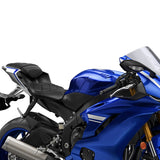 C.C. RIDER YZF R6 Front And Rear Seat Black Diamond Stitching For YAMAHA YZFR6 Black, 2017-2022