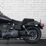 C.C. RIDER Dyna Step Up Seat 2 Up Seat Tuck and Roll For Dyna Wide Glide Super Glide, 1996-2003