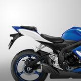 C.C. RIDER GSX-R750 GSX-R600 Front And Rear Seat Fit For SUZUKI GSXR750 GSXR600 Black Carbon Fiber Stitch, 2008-2010