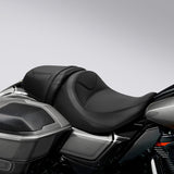 C.C. RIDER Touring Seat Two Piece 2 Up Seat Driver Solo Seat Passenger Seat Black For CVO Street Glide CVO Road Glide, 2023-2025