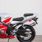 C.C. RIDER CBR600FS CBR600FR CBR600F4i One Piece Seat Black Lattice For Honda, 2001-2003