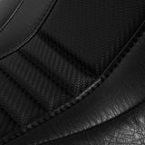 C.C. RIDER Sportster Seat Torsion Spring Solo Seat Max Profile Black Stitching For Iron883 Iron1200 Sportster48, 2004-2023