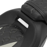 Gel Seat C.C. RIDER Touring Seat Low Profile Driver Passenger Seat For Road Glide Street Glide Road King, 2009-2023