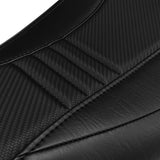 C.C. RIDER Softail Seat Low Rider S Low Rider ST Driver Passenger Seat Black Fit For Low Rider FXLR FXLRS FXLRST 2018-2024