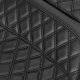 C.C. RIDER Touring Seat One Piece 2 Up Seat Driver Passenger Seat Black Lattice For Street Glide Road Glide, 2023-2024