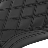 C.C. RIDER BMW S1000RR Seat Rider Passenger Seat Pillion Cushion Black Diamond Stitching For BMW S1000RR, 2019-2025