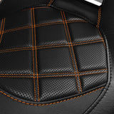 NEW C.C. RIDER Touring Seat Two Piece 2 Up Seat Low Profile Driver Passenger Seat Lattice Sititching For Road Glide Street Glide Road King, 2009-2023