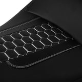 C.C. Rider BMW R18B R18 Transcontinental One Piece Seat Rider Passenger Seat Pillion Cushion Honeycomb Stitching, 2020-2024