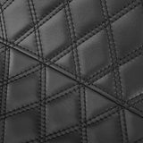 C.C. RIDER Dyna Step Up Seat 2 Up Seat Black Lattice Stitching For Dyna Wide Glide Super Glide, 1996-2003