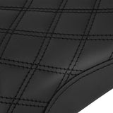C.C. RIDER Ninja300 EX300 Front And Rear Seat For Kawasaki Black Diamond Stitch, 2013-2017