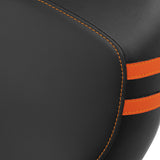 C.C. RIDER Sportster Seat 2 Piece Reach Seat Driver And Passegner Seat Orange Trimming Fit For Harley Nightster RH975 2022-Later