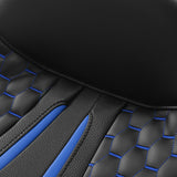 C.C. RIDER Touring Seat 2 Up Seat  Driver Passenger Seat For Harley CVO Road Glide Electra Glide Street Glide Road King Honeycomb, 1997-2007