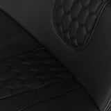 C.C. RIDER Touring Seat 2 Up Seat Driver Passenger Seat Honeycomb Stitching For Harley CVO Road Glide Electra Glide Street Glide Road King, 2009-2023