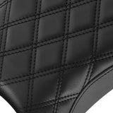 C.C. RIDER GSX-R750 GSX-R600 Front And Rear Seat Fit For SUZUKI GSXR750 GSXR600 Black Lattice Stitch, 2008-2010