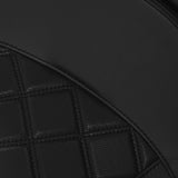 C.C. RIDER Softail Seat Two Piece 2 Up Seat Low Profile Driver Solo Seat Passenger Seat Black Lattice For Harley Softail Fat Boy Cross Bones, 2006-2017
