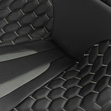 C.C. RIDER Touring Seat 2 Up Seat Driver Passenger Seat Homeycomb For Harley CVO Road Glide Electra Glide Street Glide Road King, 2009-2023