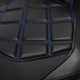 NEW C.C. RIDER Touring Seat Two Piece 2 Up Seat Low Profile Driver Passenger Seat Lattice Sititching For Road Glide Street Glide Road King, 2009-2023