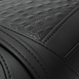 C.C. RIDER Honda Rebel 300 Rebel 500 CMX300 CMX500 Front And Rear Seat Black Alligator Pattern, 2017-2024