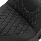 Heated Seat C.C. RIDER Touring Seat 2 Up Seat Driver Passenger Seat For Harley CVO Road Glide Electra Glide Street Glide Road King, 2009-2023