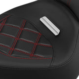 C.C.RIDER Softail Seat Two Piece 2 Up Seat Lattice Stitching For Harley Softail Breakout FXBR FXBRS, 2018-2025