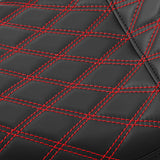 C.C. RIDER Softail Seat Low Rider S Low Rider ST Driver Passenger Seat Red Lattice Stitching Fit For Low Rider FXLR FXLRS FXLRST 2018-2024