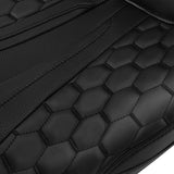Gel Seat C.C. RIDER Touring Seat 2 Up Seat  Driver Passenger Seat For Harley CVO Road Glide Electra Glide Street Glide Road King Honeycomb, 1997-2007