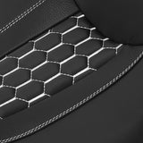 C.C. RIDER Touring Seat 2 up Seat Driver Passenger Seat Honeycomb Stitching For Harley Touring Street Glide Road Glide Electra Glide, 2008-2023