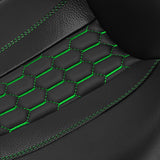 C.C. RIDER Touring Seat 2 up Seat Driver Passenger Seat Honeycomb Stitching For Harley Touring Street Glide Road Glide Electra Glide, 2008-2023