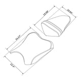 C.C. RIDER Ninja300 EX300 Front And Rear Seat For Kawasaki Black Diamond Stitch, 2013-2017