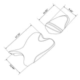 C.C. RIDER YZF R1 Front And Rear Seat For YAMAHA YZFR1 Black Lattice Stitching, 2009-2014